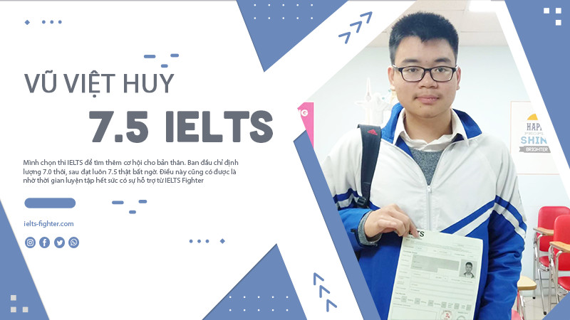 Vũ và 7.5 IELTS