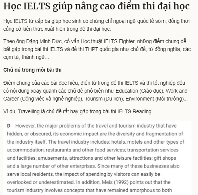 Lợi thế học IELTS từ cấp 2, cấp 3 là gì - 4