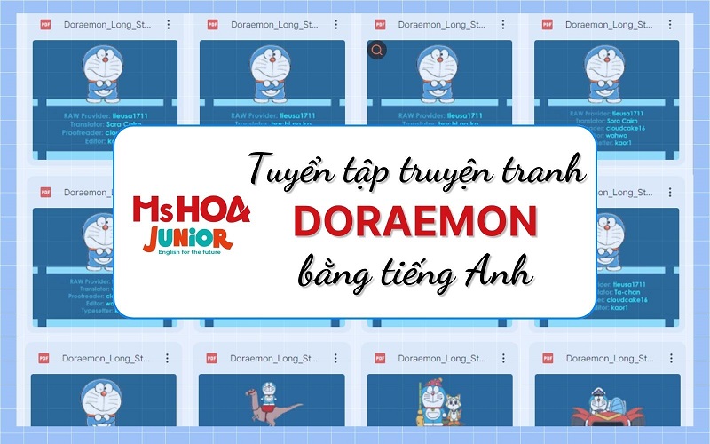 [PDF + MP4] Download trọn bộ truyện tranh DORAEMON bản tiếng Anh