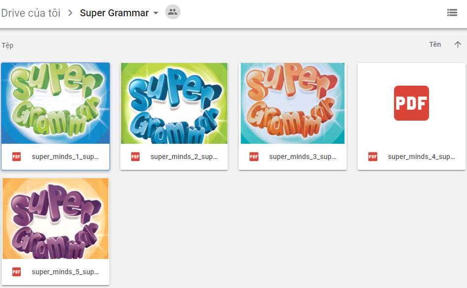 Bộ sách học ngữ pháp tiếng anh trẻ em - Super grammar
