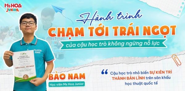 Hành trình chạm tới trái ngọt của cậu học trò không ngừng cố gắng