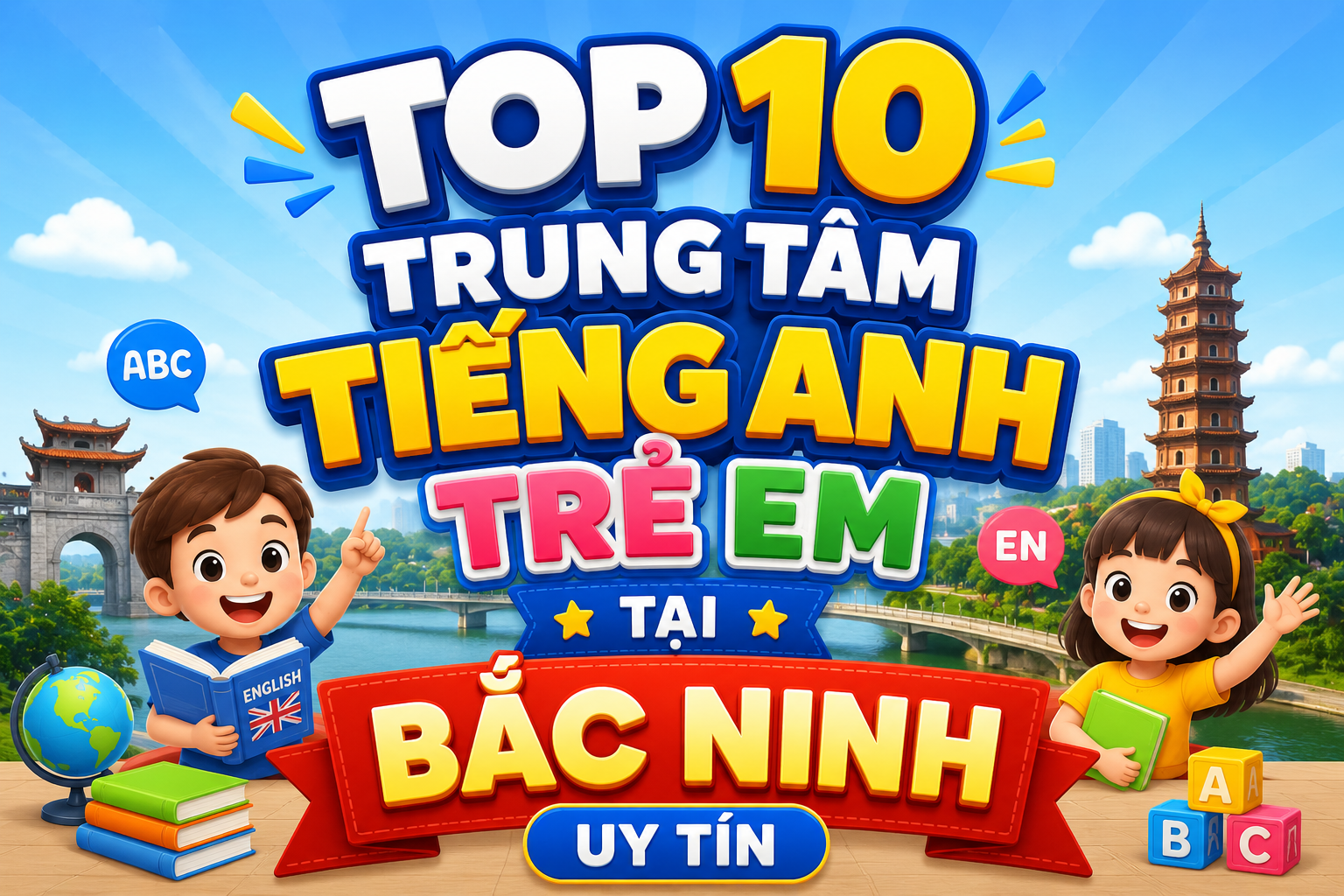 Top 10 trung tâm tiếng anh trẻ em tại Bắc Ninh uy tín