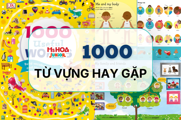 Dowload bộ 1000 từ vựng hay gặp - tiếng Anh cho bé