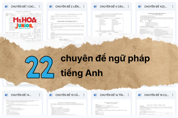 22 chuyên đề ngữ pháp cho học sinh tiểu học